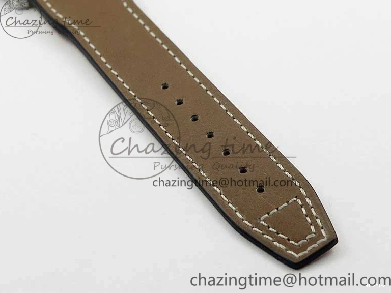 MIROTIME 0414 Pilot Chrono IW377726 ZF 1:1 Best Edition Green Dial on Brown Leather Strap A Trendsetting 7125